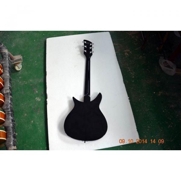 Custom Built Rick 330 Black Jetglo Electric Guitar