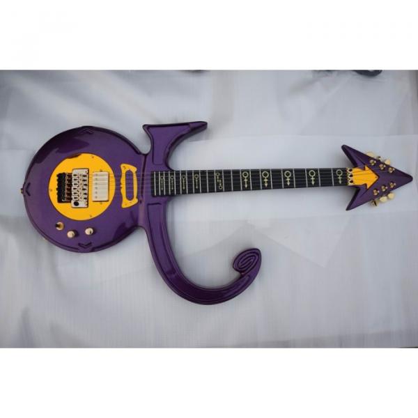 Custom Ebony Fretboard Left/Right Handed Option Prince 6 String Love Electric Guitar