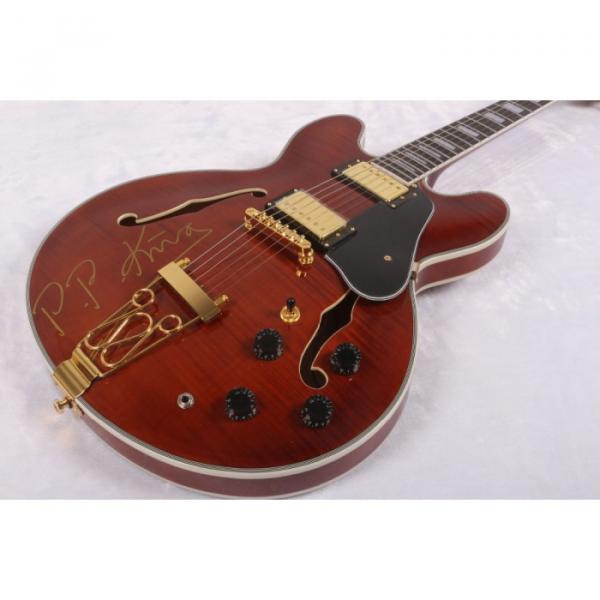 Custom BB King Lucille ES335 Brown Electric Guitar