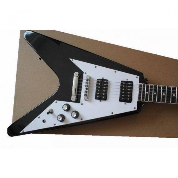 Custom Black guitarra Flying V 120 Electric Guitar