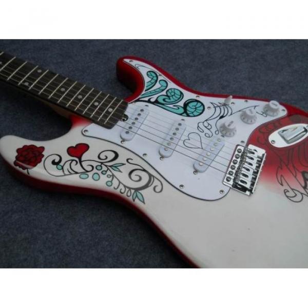 Custom American Jimi Hendrix Birds Eye Neck Electric Guitar