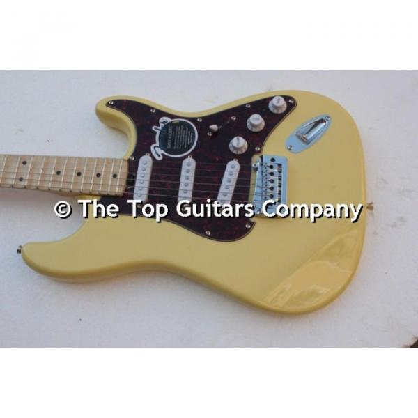 Custom American Fender Yellow Electric Guitar