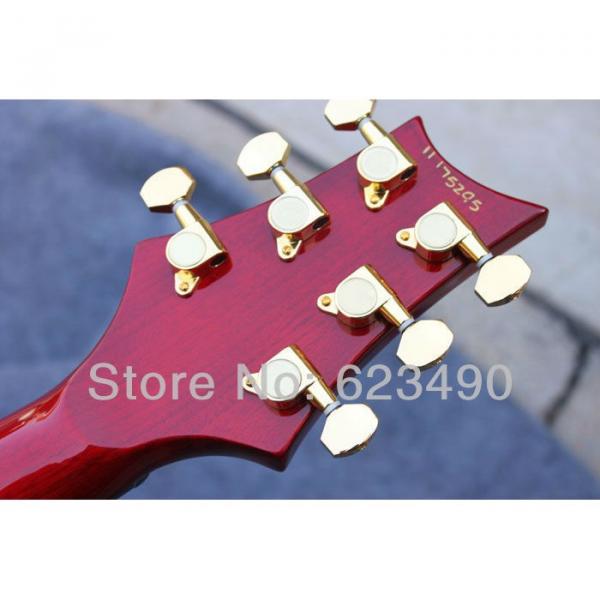 Custom Amber Bird Fretboard PRS Electric Guitar Gold Hardware