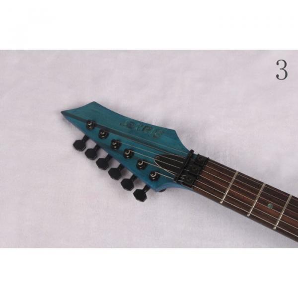 Custom 6 Strings Blazer Trans Blue Grain Finish Electric Guitar