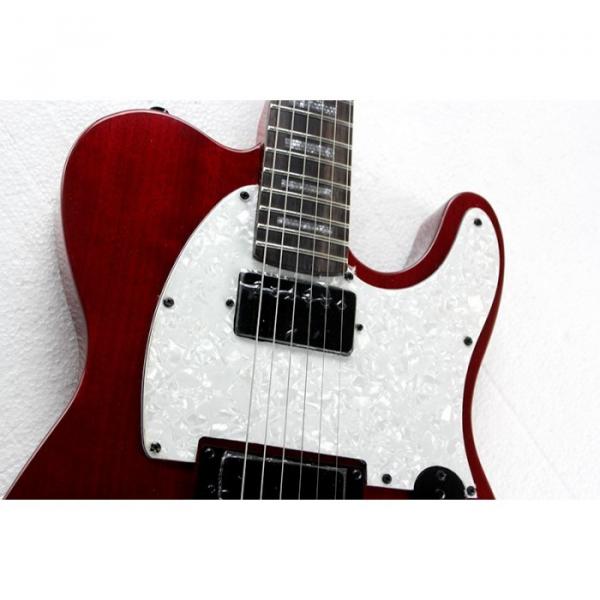 Custom Telecaster Maroon 6 String Electric Guitar