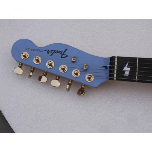Custom Shop Telecaster Fhole Lake Placid Blue Electric Guitar Thinline