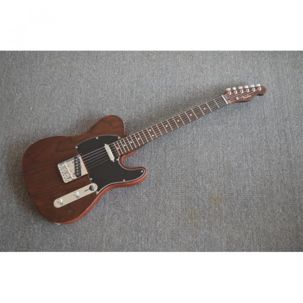 Custom Shop Telecaster Walnut Brown Color Finish Electric Guitar