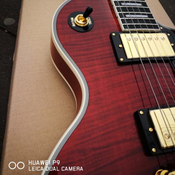 Custom Shop Red Wine Standard  LP 6 String Electric Guitar