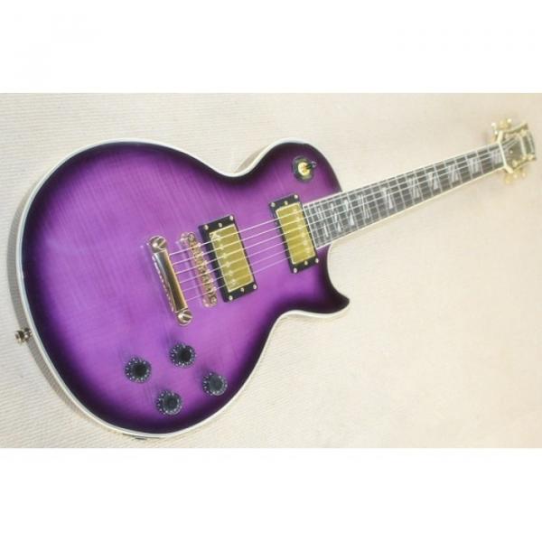 Custom Shop Purple Maple Top Standard  LP Electric Guitar