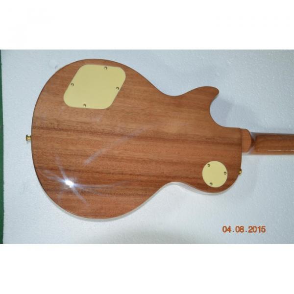 Custom Shop Natural Solid Tiger Maple Fretboard Standard  LP Electric Guitar