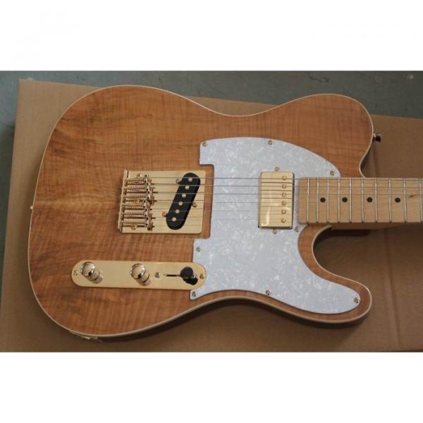 Custom Shop Maple Burlywood Telecaster Stripe Electric Guitar