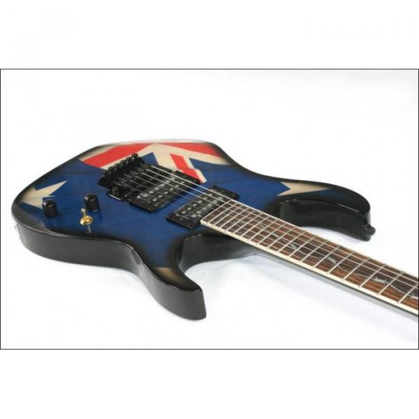 Custom Shop 6 String UK Flag Electric Guitar