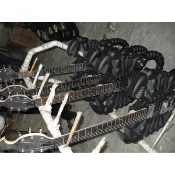 Custom Shop 6 String Black Scorpion Electric Guitar