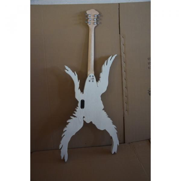 Custom Shop 6 String Angel Carved White Electric Guitar Carvings