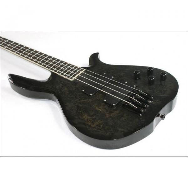Custom Shop 4 String Black Electric Guitar