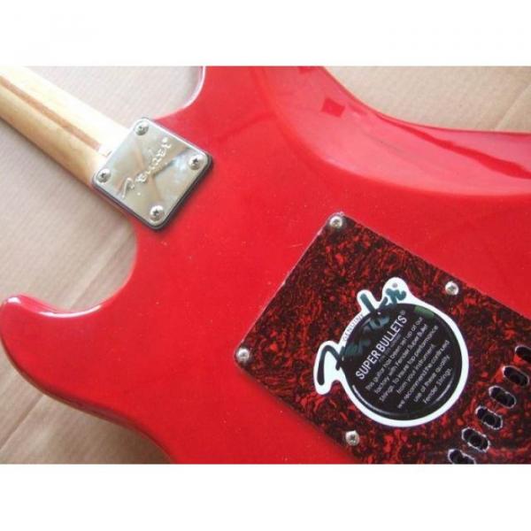 Custom Jimmie Vaughan Stratocaster Red Electric Guitar