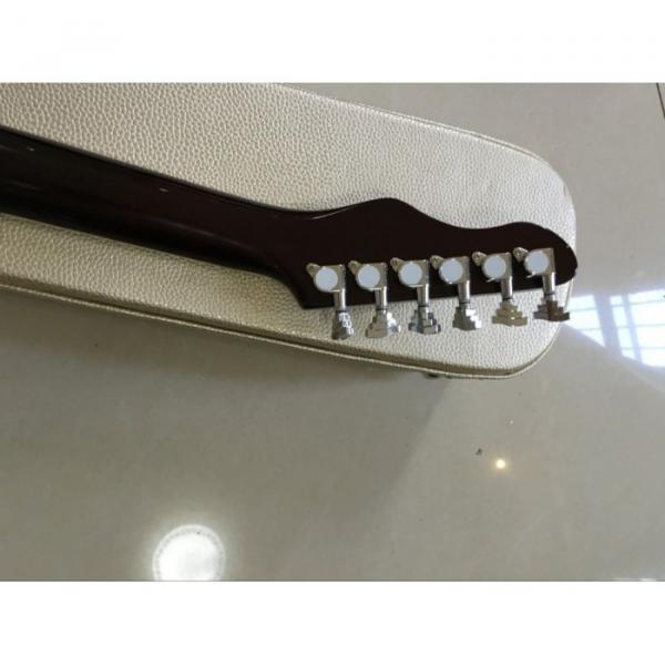 Custom Natural Maple Top Abalone Bindings and Inlays Electric Guitar