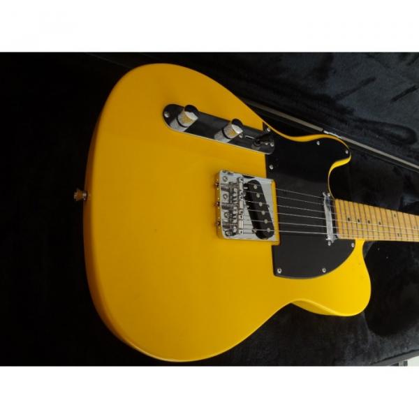 Custom Fender Left Handed Telecaster TV Yellow Electric Guitar