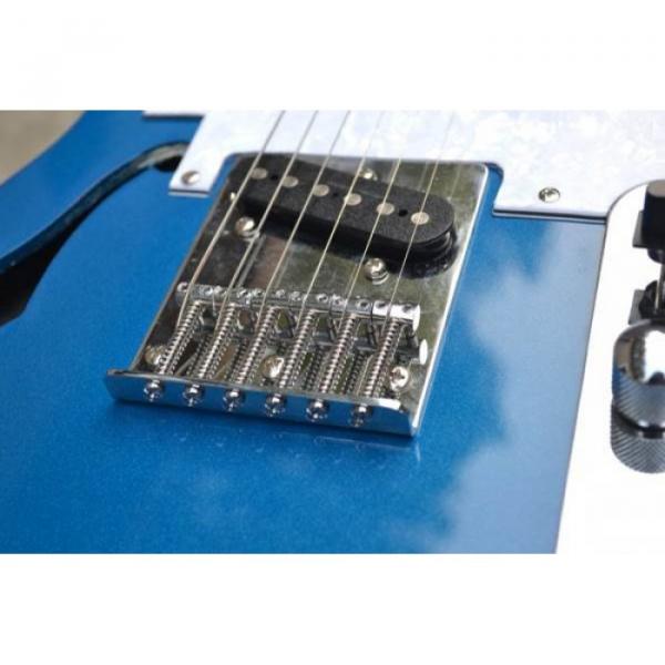 Custom Fender F Hole Whale Blue Telecaster Electric Guitar