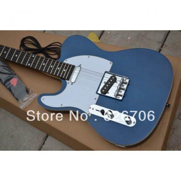 Custom Fender Left Handed Telecaster Blue Electric Guitar