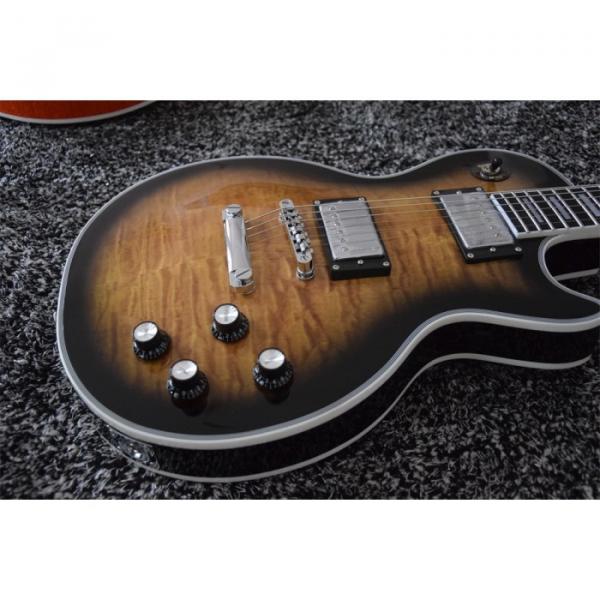 Custom Built Quilted Maple Top LP 6 String Electric Guitar Semi Hollow
