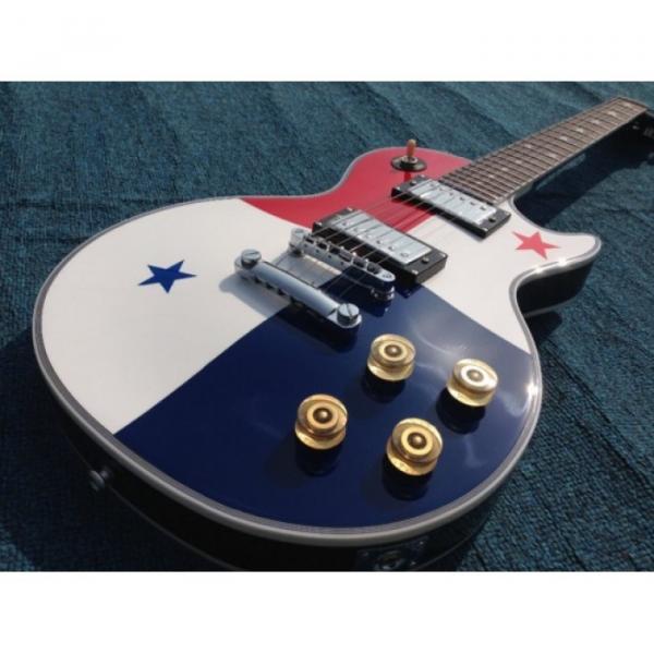 Custom Built National Flag 6 String Electric Guitar