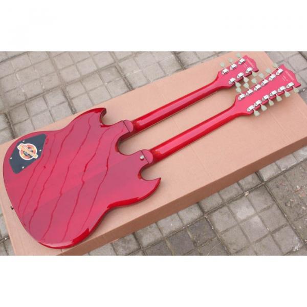 Custom Shop Don Felder SG Red EDS 1275 Double Neck Electric Guitar