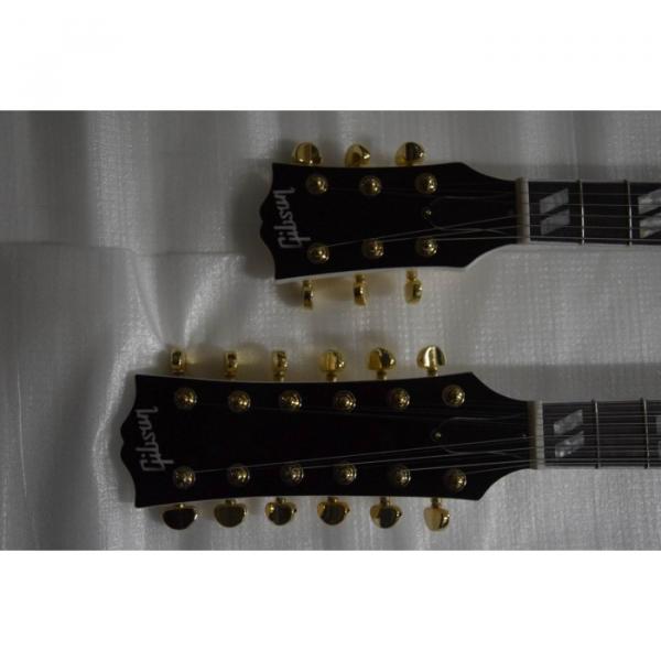 Custom Built Don Felder EDS 1275 SG Double Neck Arctic White Gold Hardware Guitar