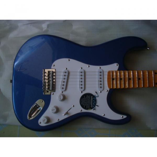 Custom Blue Fender Stratocaster Guitar