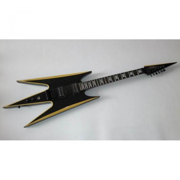 Custom Shop Special Shape Black Yellow Design BC Rich Guitar