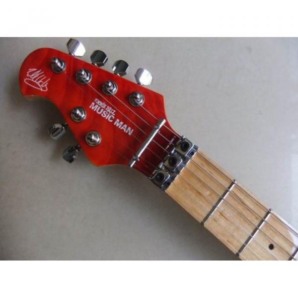 Custom Shop Music Man Ernie Ball Orange Quilted Maple Top 6 String Guitar