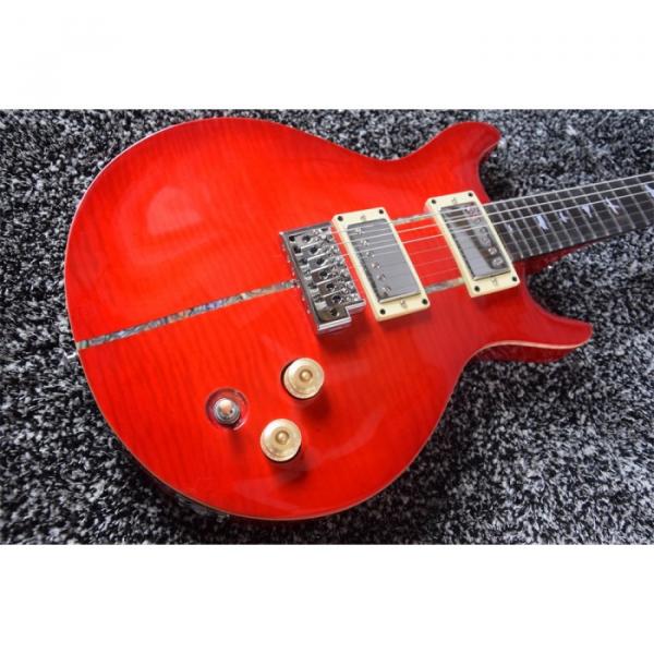 Custom Shop Paul Reed Smith Red Santana Flame Maple 6 String Guitar
