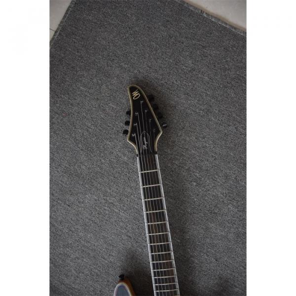 Custom Built Setius GTM 7 Gothic Figured Red and Black Ash Top Mayones Guitar Katatonia