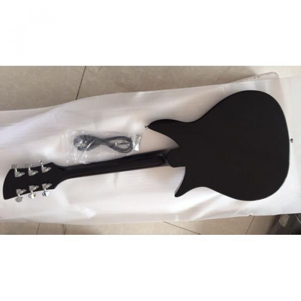 Custom Shop Rickenbacker 325C64 21 Inch Scale Length Jetglo Black Guitar