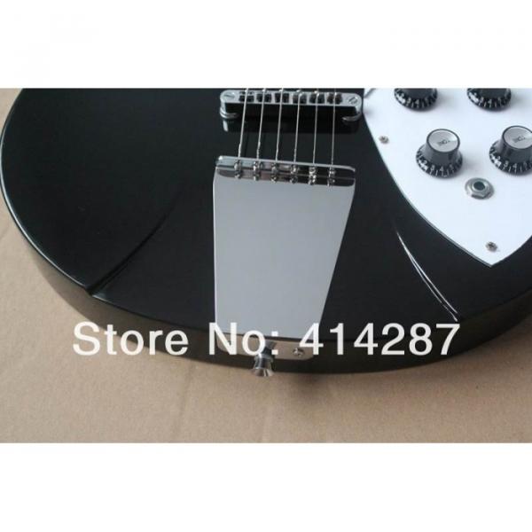 Custom Shop Black Rickenbacker 3 Pickups Guitar