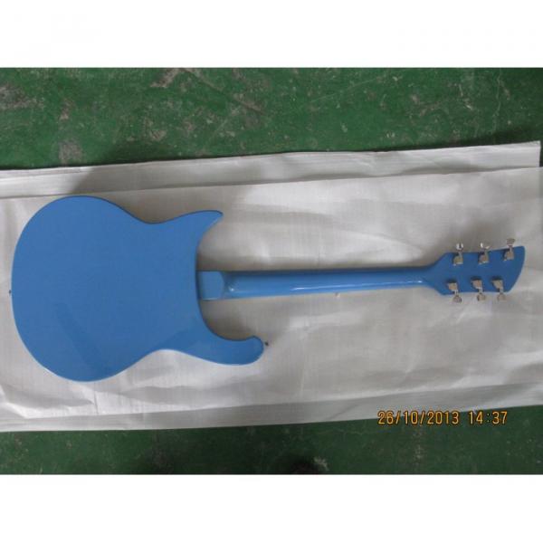 Custom Rickenbacker 620 6 Strings Blue 2 Pickups Guitar