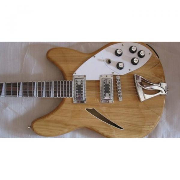 Custom Rickenbacker 360 Natural Mono and Stereo Guitar