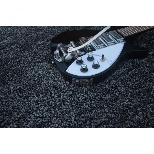 Custom Rickenbacker 325 Black Neck Through Guitar Authorized Bigsby Tremolo