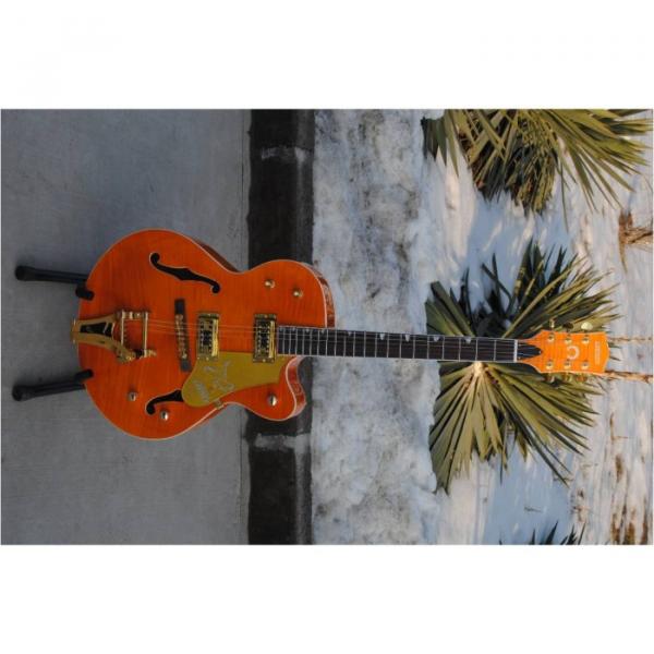 Custom Shop Nashville Gretsch Orange Falcon Electric Guitar