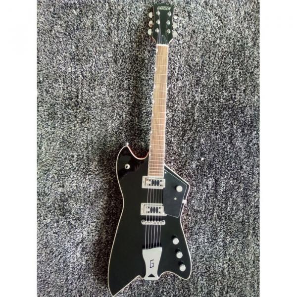 Custom Gretsch G6199 Billy-Bo Jupiter Thunderbird Black Red Authorized Bridge Guitar
