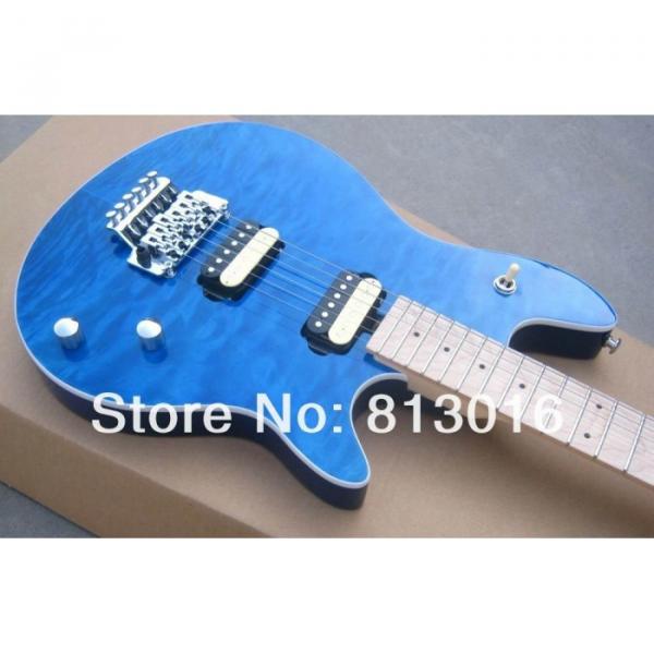 Custom Shop EVH Peavey Electric Guitar Blue Quilt Flame
