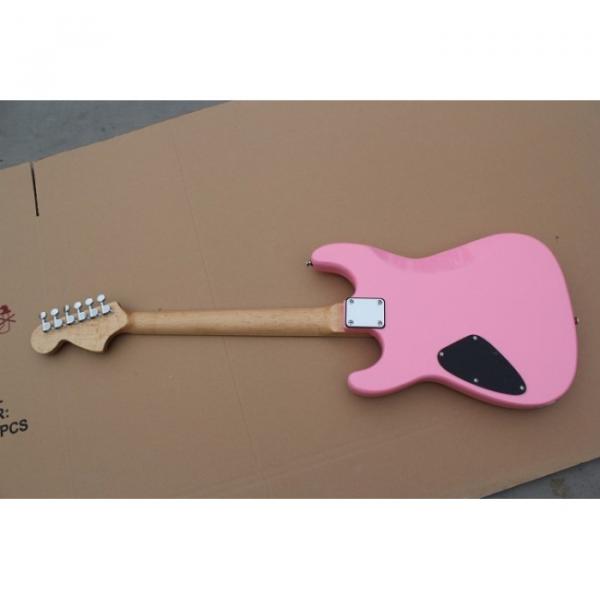 Custom Kitty Cat Fishbone Pink Electric Guitar
