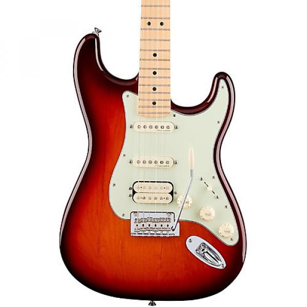 Fender Deluxe HSS Stratocaster with Maple Fingerboard Tobacco Sunburst