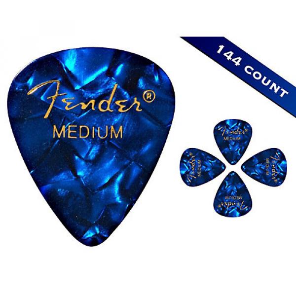 Fender 351 Premium Medium Guitar Picks - 144 Count Blue Moto