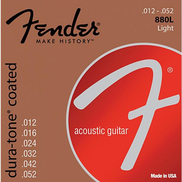 Fender 880L Coated 80/20 Bronze Acoustic Guitar Strings - Light