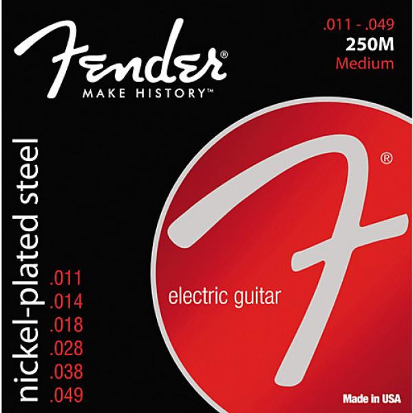Fender 250M Super 250 Nickel-Plated Steel Electric Guitar Strings - Medium