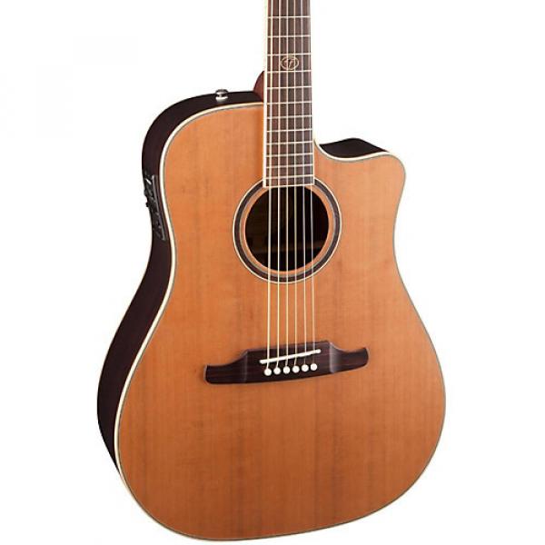 Fender F-1030SCE Cutaway Dreadnought Acoustic-Electric Guitar Natural