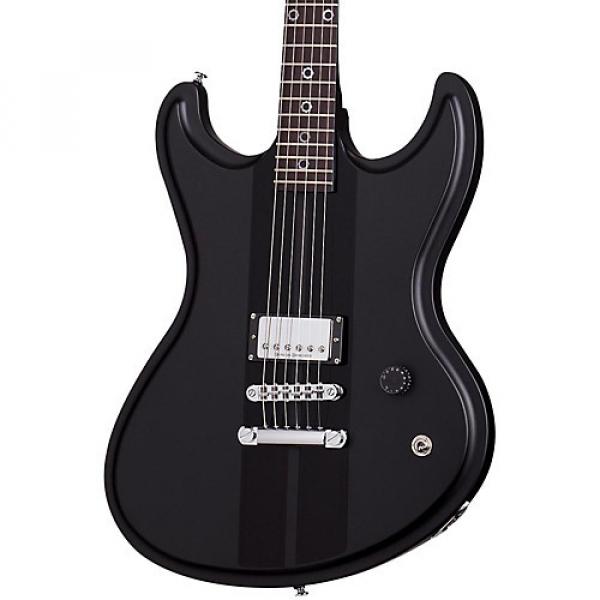 Schecter Guitar Research 2016 Shaun Morgan Signature Electric Guitar Satin Black with Gloss Black Racing Stripes
