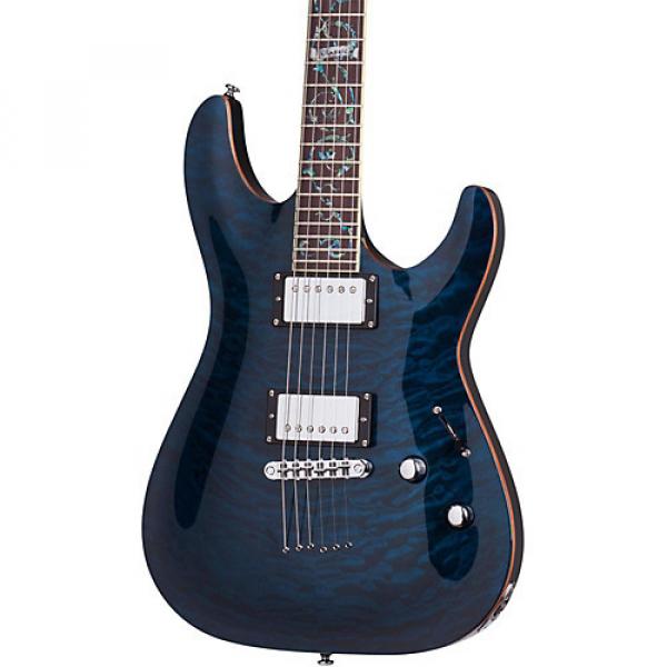 Schecter Guitar Research C-1 Classic Electric Guitar See-Thru Blue