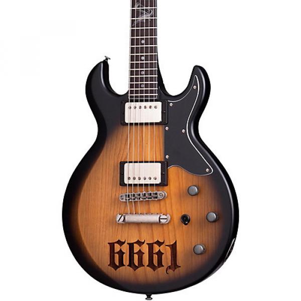 Schecter Guitar Research Zacky Vengeance S-1 6661 Electric Guitar Aged Natural Satin Black Burst